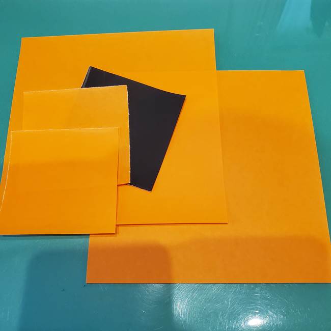かぼちゃミッキーの折り紙＊用意するもの(1)
