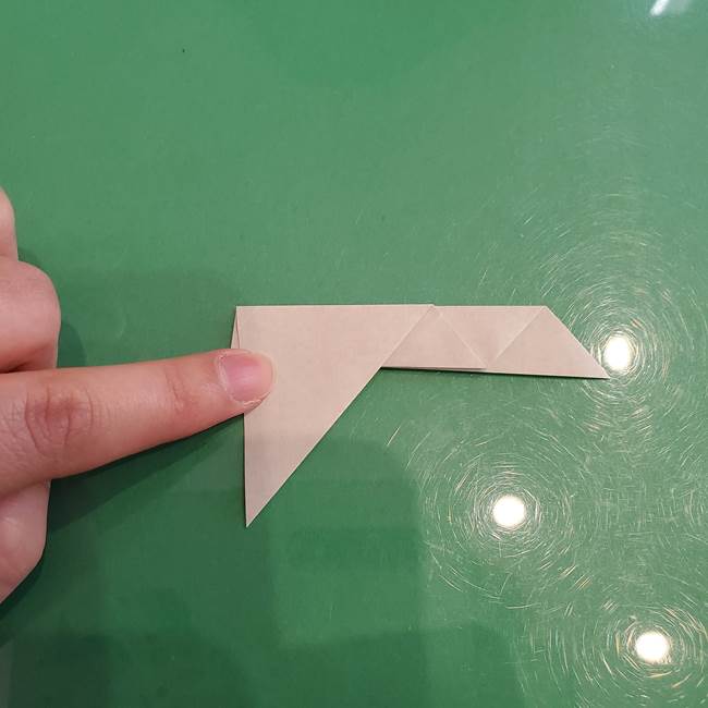 ひいらぎの折り紙 作り方折り方①葉(11)