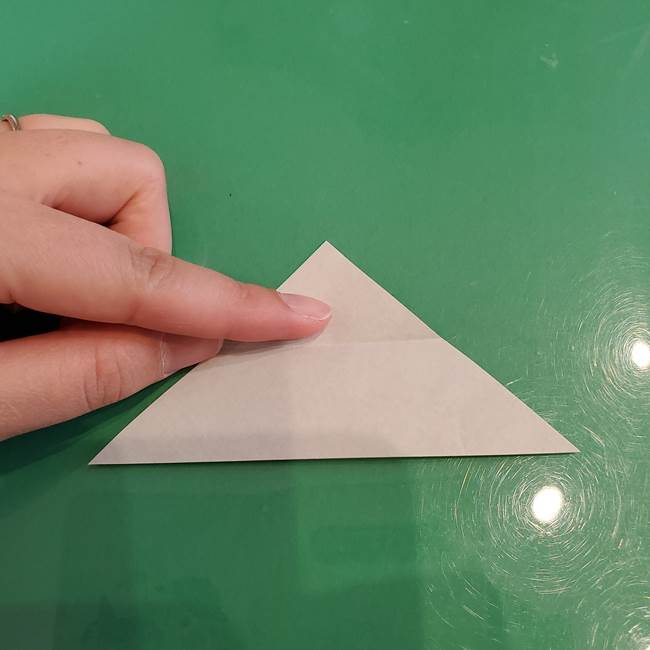 ひいらぎの折り紙 作り方折り方①葉(4)