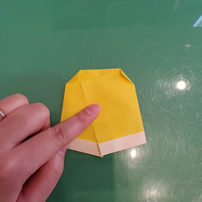 クリスマスベルの折り紙 簡単な折り方作り方(12)