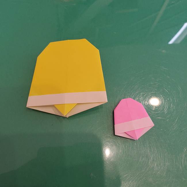 クリスマスベルの折り紙の簡単な折り方作り方☆年少年中の子どもでも製作できる♪
