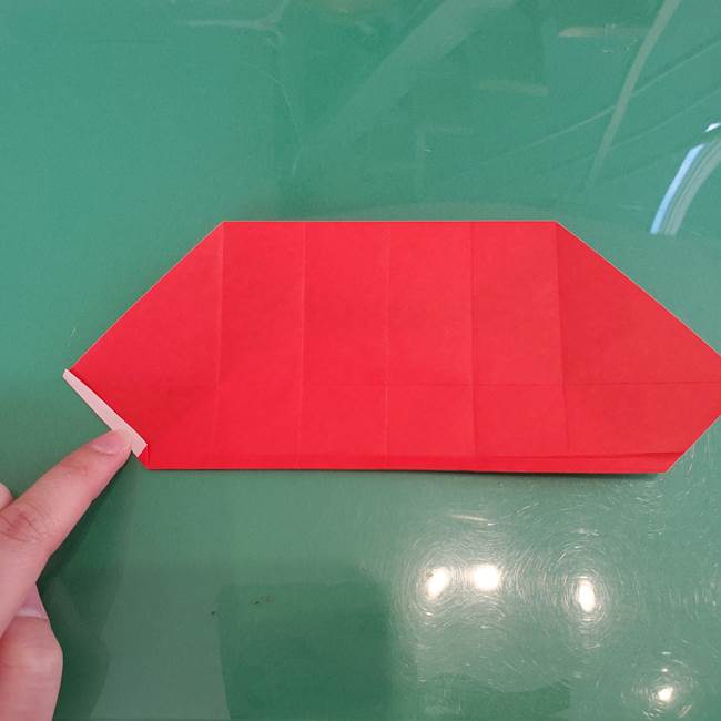 サンタを折り紙一枚でつくる折り図(折り方作り方)②体(4)
