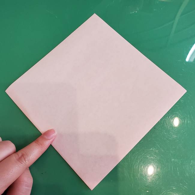 サンタクロースの折り紙 簡単で2歳児からつくれる折り方作り方(5)