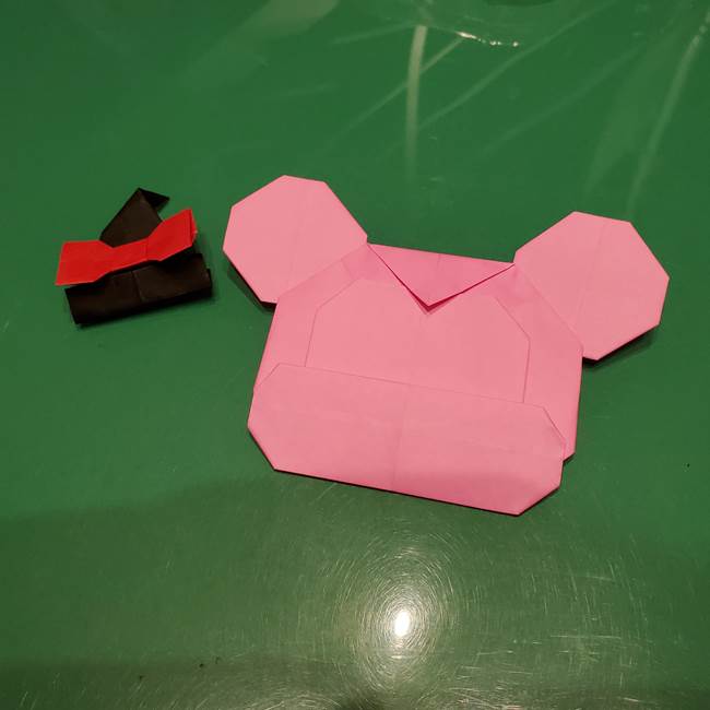 ツムツム かぼちゃミニーの折り紙の折り方作り方(3)