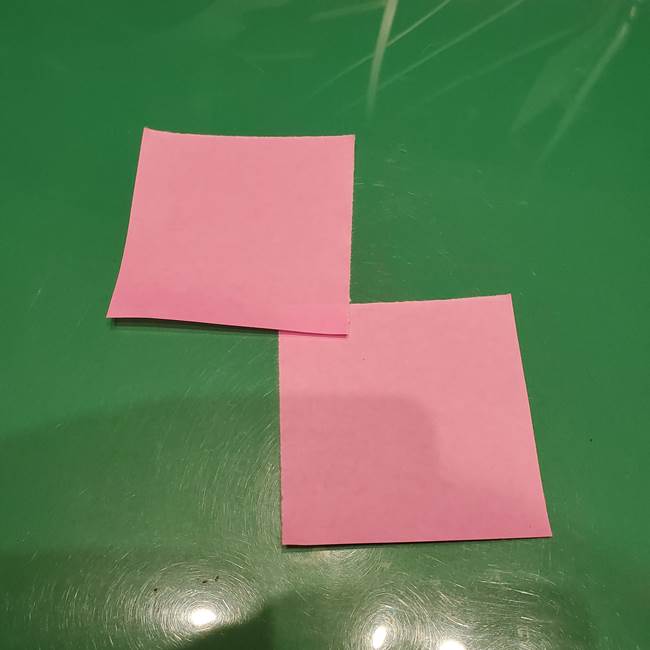 ツムツム かぼちゃミニーの折り紙の折り方作り方①ミニー(2)