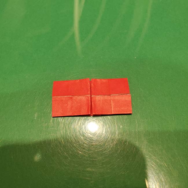 ツムツム かぼちゃミニーの折り紙の折り方作り方③リボン(15)