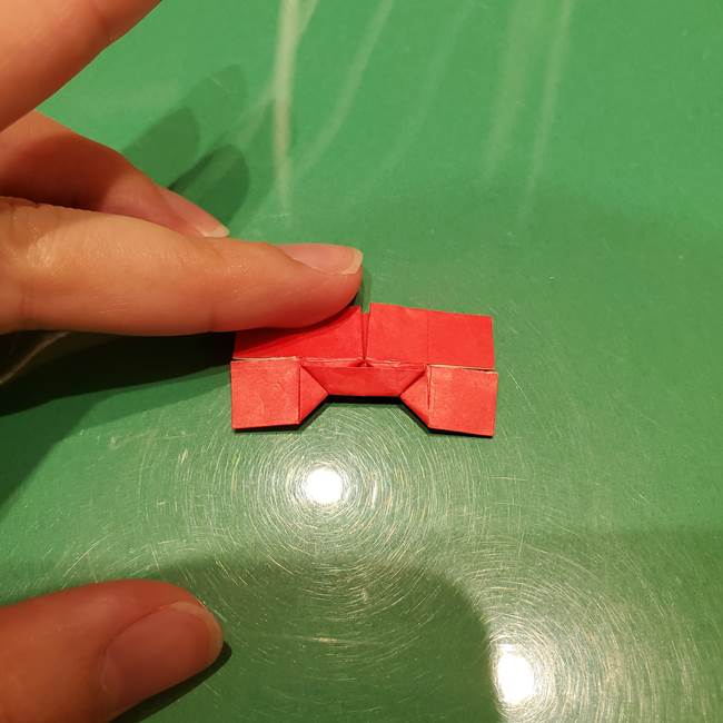 ツムツム かぼちゃミニーの折り紙の折り方作り方③リボン(19)
