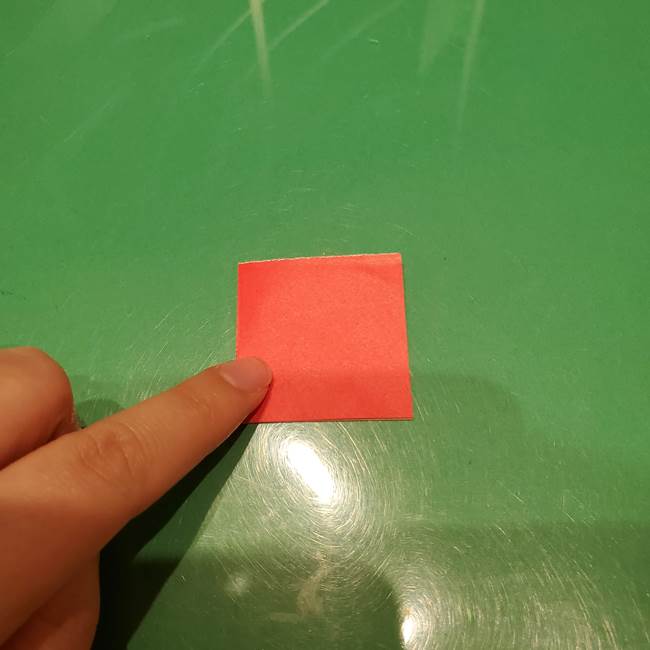 ツムツム かぼちゃミニーの折り紙の折り方作り方③リボン(2)