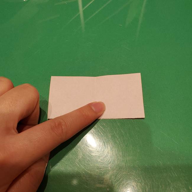 ツムツム かぼちゃミニーの折り紙の折り方作り方③リボン(3)