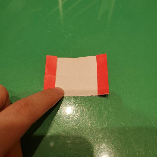 ツムツム かぼちゃミニーの折り紙の折り方作り方③リボン(8)