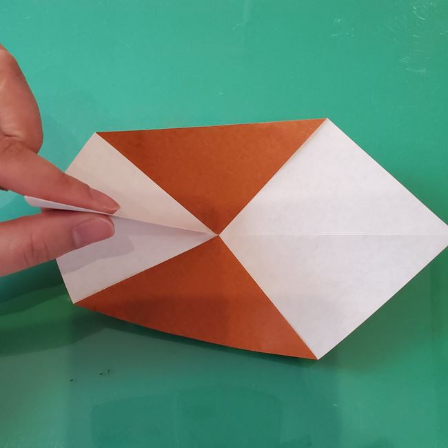 トナカイ 折り紙1枚で簡単につくる折り方作り方(10)