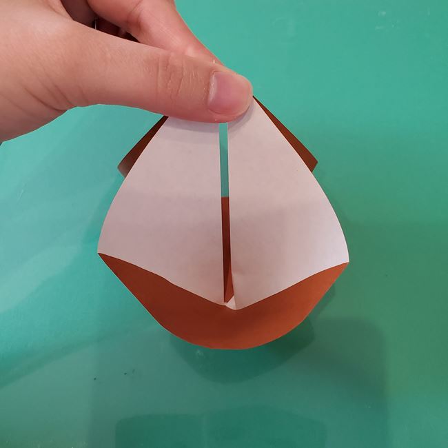 トナカイ 折り紙1枚で簡単につくる折り方作り方(11)