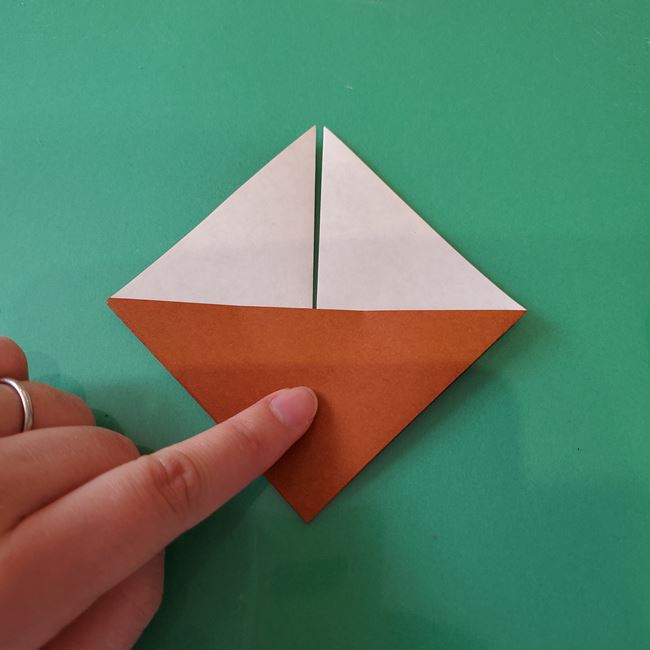 トナカイ 折り紙1枚で簡単につくる折り方作り方(12)