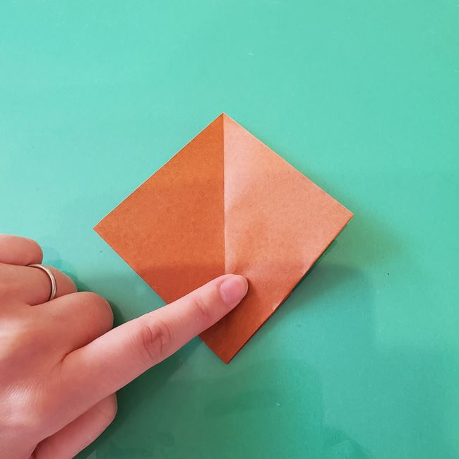 トナカイ 折り紙1枚で簡単につくる折り方作り方(18)