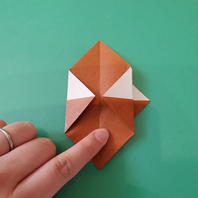 トナカイ 折り紙1枚で簡単につくる折り方作り方(19)