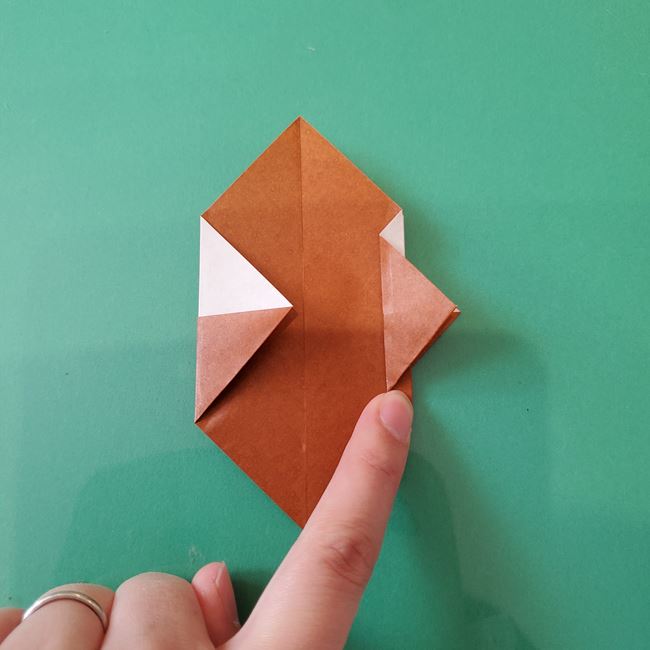 トナカイ 折り紙1枚で簡単につくる折り方作り方(20)