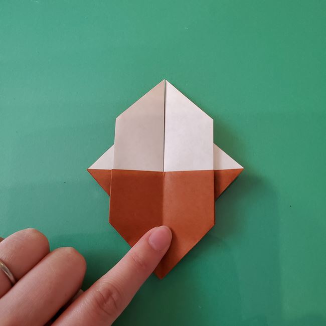 トナカイ 折り紙1枚で簡単につくる折り方作り方(22)