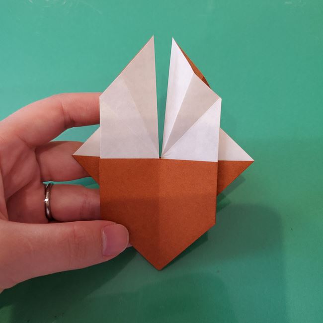 トナカイ 折り紙1枚で簡単につくる折り方作り方(25)