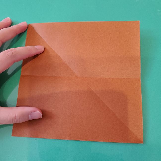 トナカイ 折り紙1枚で簡単につくる折り方作り方(5)