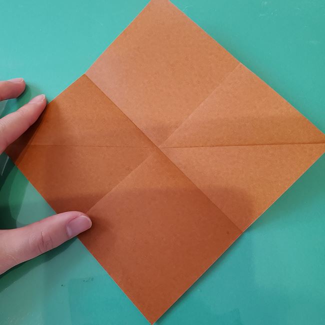 トナカイ 折り紙1枚で簡単につくる折り方作り方(7)