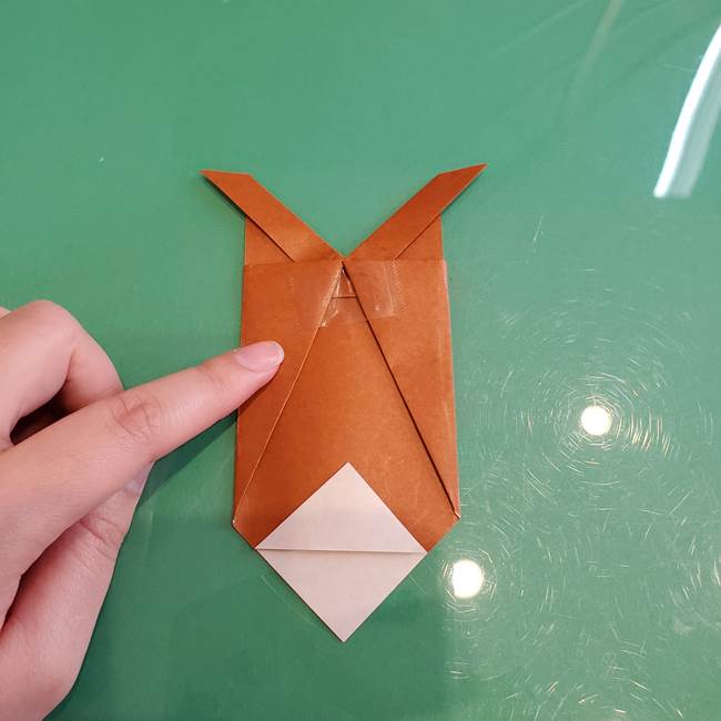 トナカイ 折り紙で簡単に3歳児も作れる折り方作り方(11)