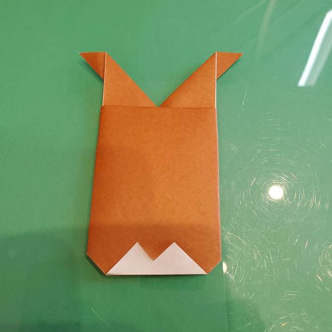 トナカイ 折り紙で簡単に3歳児も作れる折り方作り方(14)