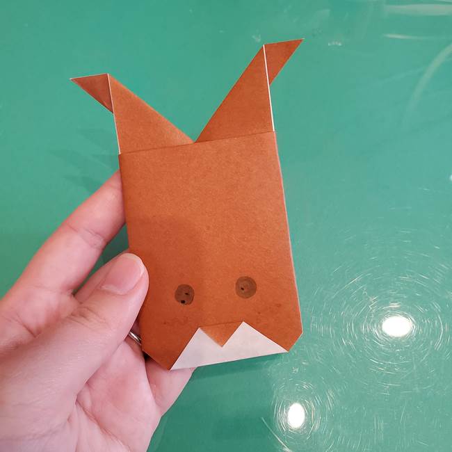 トナカイ 折り紙で簡単に3歳児も作れる折り方作り方(15)