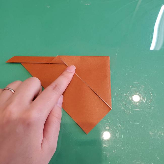 トナカイ 折り紙で簡単に3歳児も作れる折り方作り方(4)