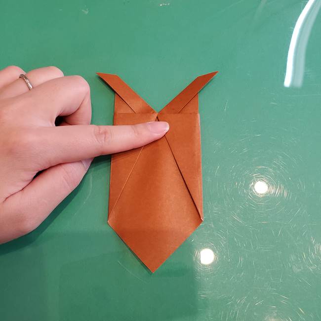 トナカイ 折り紙で簡単に3歳児も作れる折り方作り方(9)