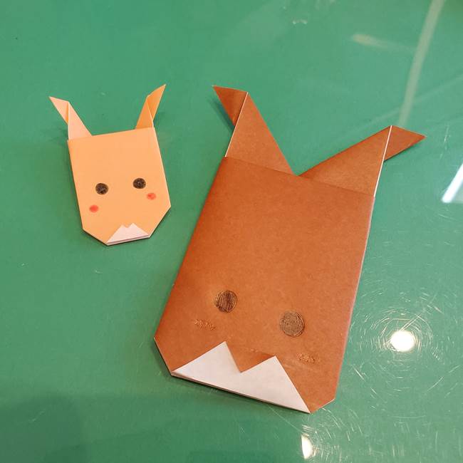 トナカイの折り紙 簡単で3歳児保育でもできる折り方作り方★クリスマス制作に♪