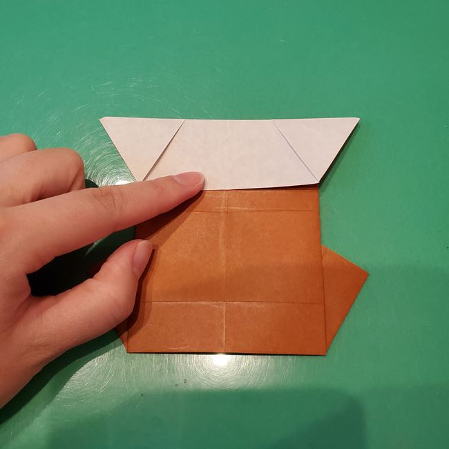 トナカイ全身の折り紙｜折り方作り方②体(15)