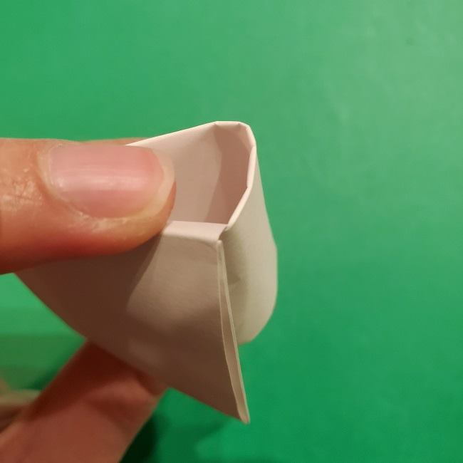 ミニーちゃんのリボンの折り紙 折り方作り方 (22)