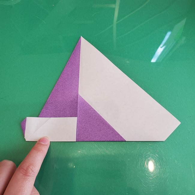 三角帽子の折り方作り方(10)
