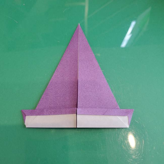 三角帽子の折り方作り方(12)