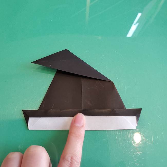 三角帽子の折り方作り方(14)