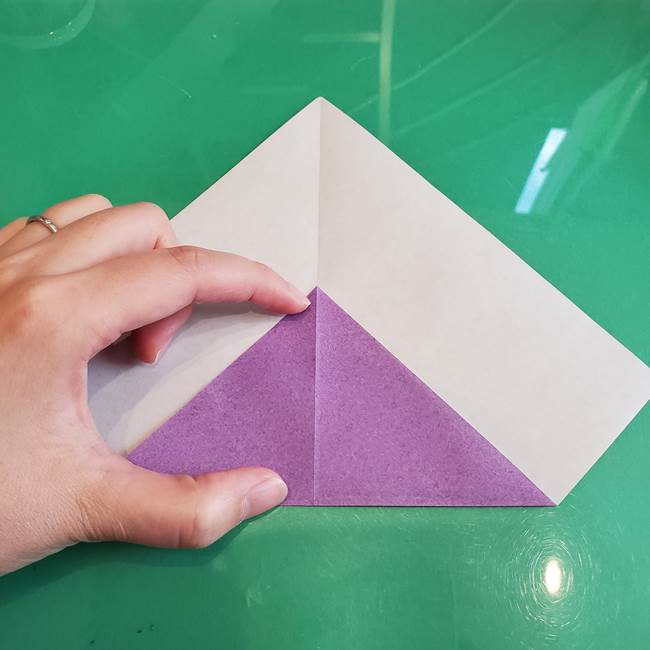三角帽子の折り方作り方(4)