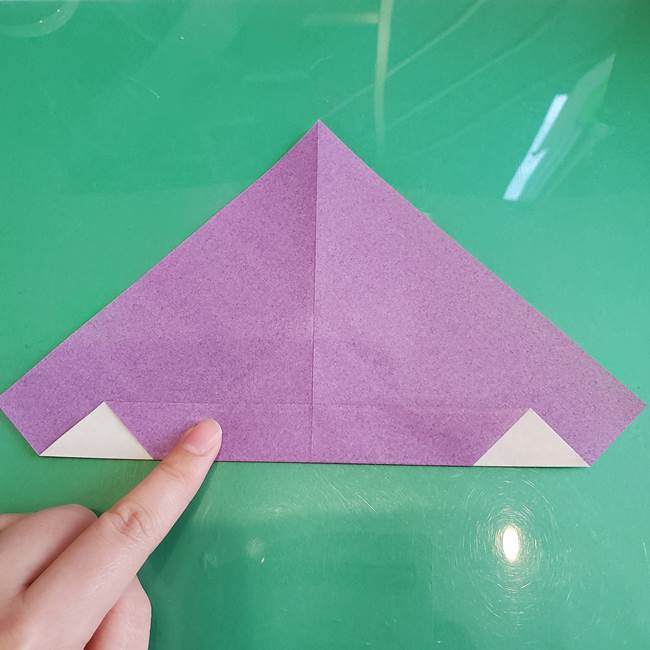 三角帽子の折り方作り方(6)