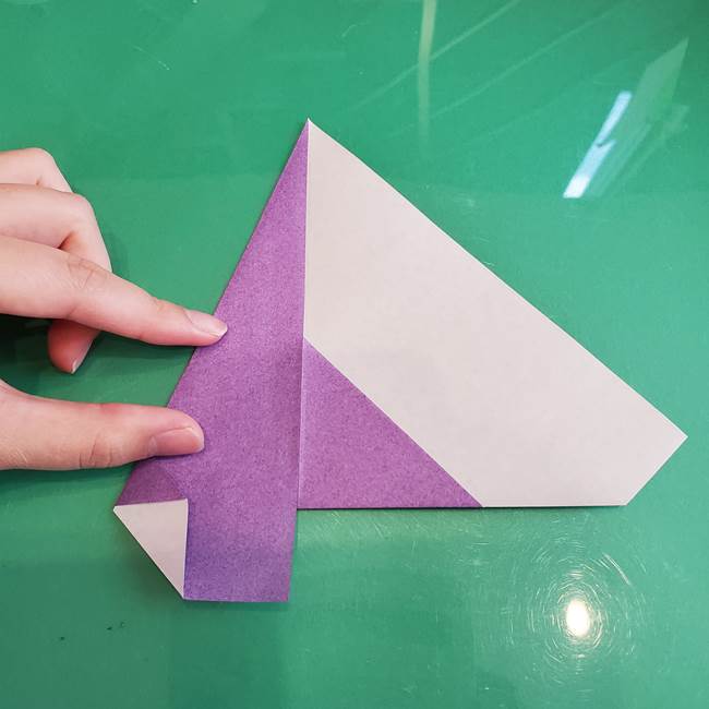 三角帽子の折り方作り方(8)