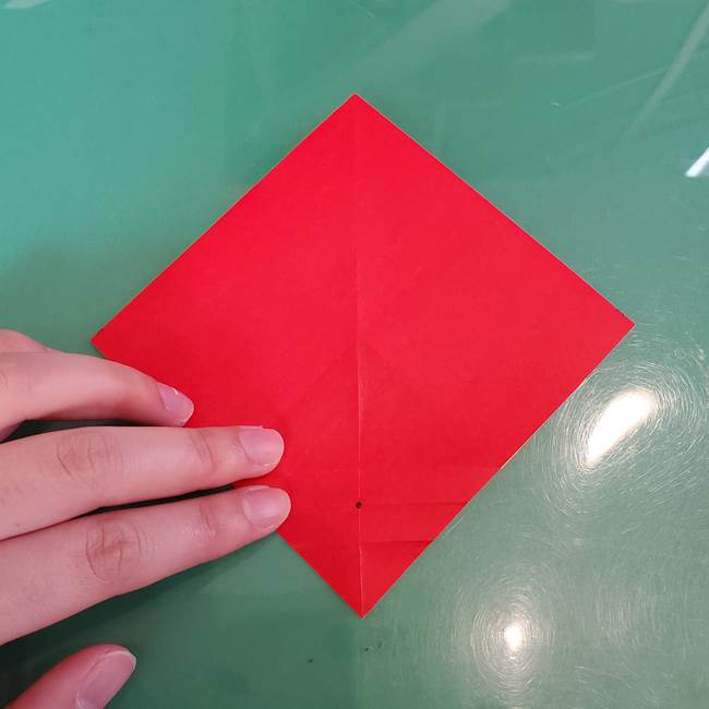 折り紙 クリスマスのベルとリボンの折り方作り方②形(1)