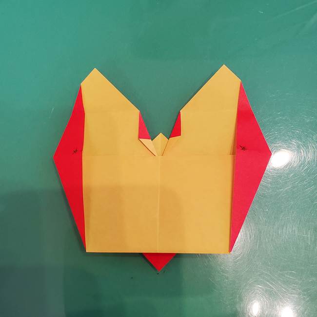 折り紙 クリスマスのベルとリボンの折り方作り方②形(11)