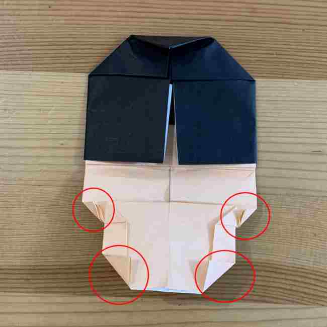 折り紙 ディズニーのミッキー&ミニーの折り方・作り方 (23)