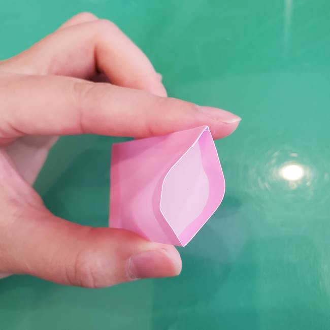 折り紙で飴を立体的につくる折り方作り方(7)