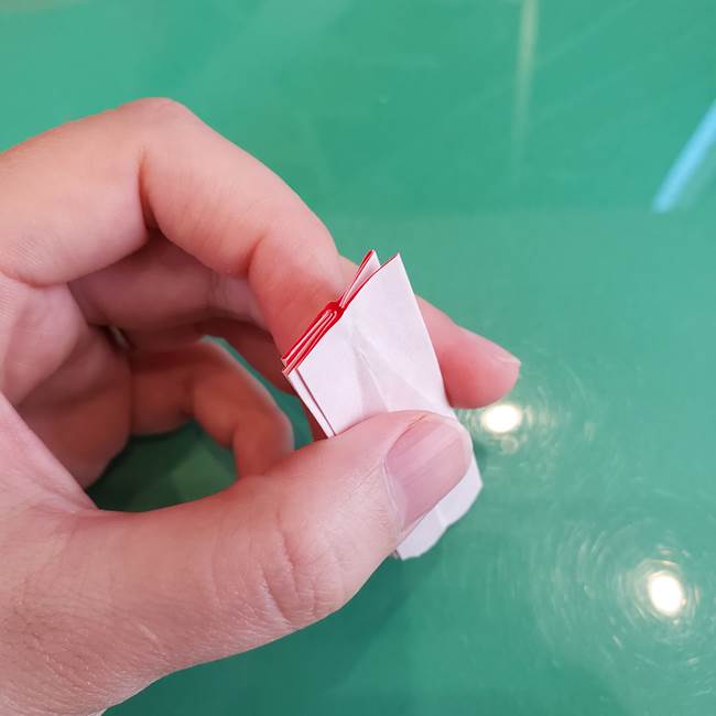 折り紙のろうそく 立体的な折り方作り方【画像】②土台2(28)