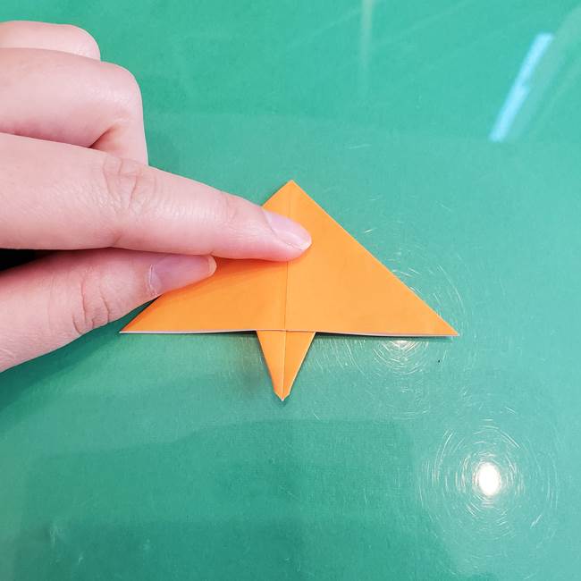 折り紙のろうそく 立体的な折り方作り方【画像】③炎(14)