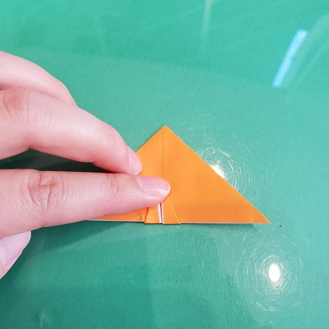 折り紙のろうそく 立体的な折り方作り方【画像】③炎(15)