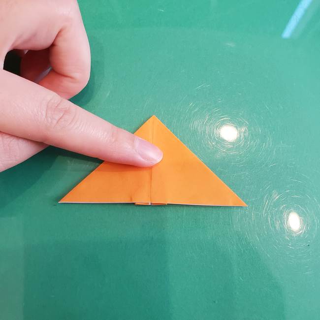 折り紙のろうそく 立体的な折り方作り方【画像】③炎(21)