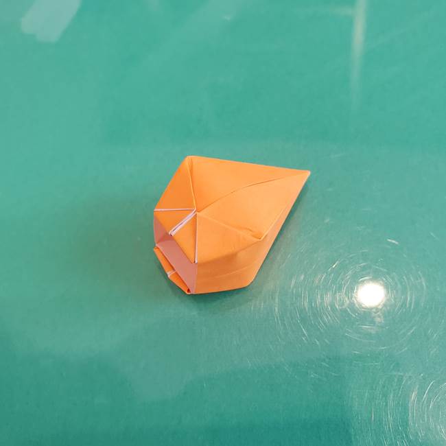 折り紙のろうそく 立体的な折り方作り方【画像】③炎(26)
