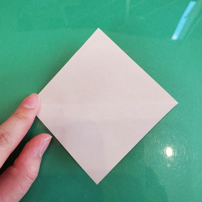 折り紙のろうそく 立体的な折り方作り方【画像】③炎(3)
