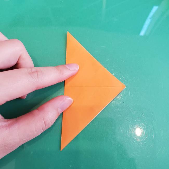 折り紙のろうそく 立体的な折り方作り方【画像】③炎(4)