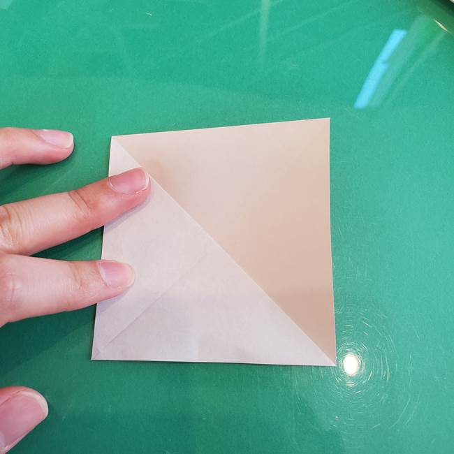折り紙のろうそく 立体的な折り方作り方【画像】③炎(5)